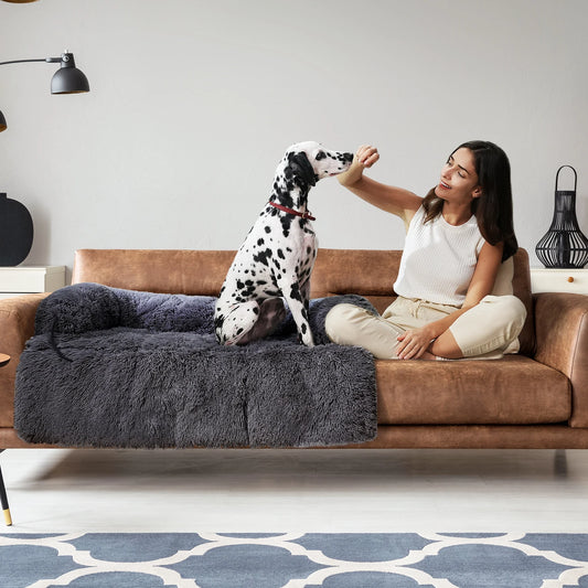 Pet Dog Bed Couch Sofa for Large Dogs House Mat Kennel Winter Warm Cat Bed Pad Washable Cushion Blanket Sofa Protection 3Colors