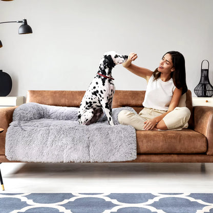 Pet Dog Bed Couch Sofa for Large Dogs House Mat Kennel Winter Warm Cat Bed Pad Washable Cushion Blanket Sofa Protection 3Colors